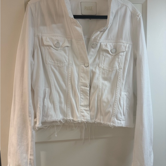 PAIGE Jackets & Blazers - PAIGE Classic White Cropped Jacket